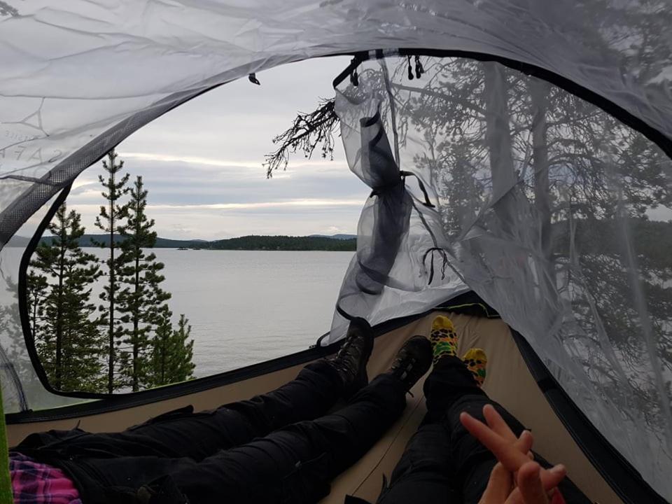 Vila Aurora Camp Kurravaara Exteriér fotografie