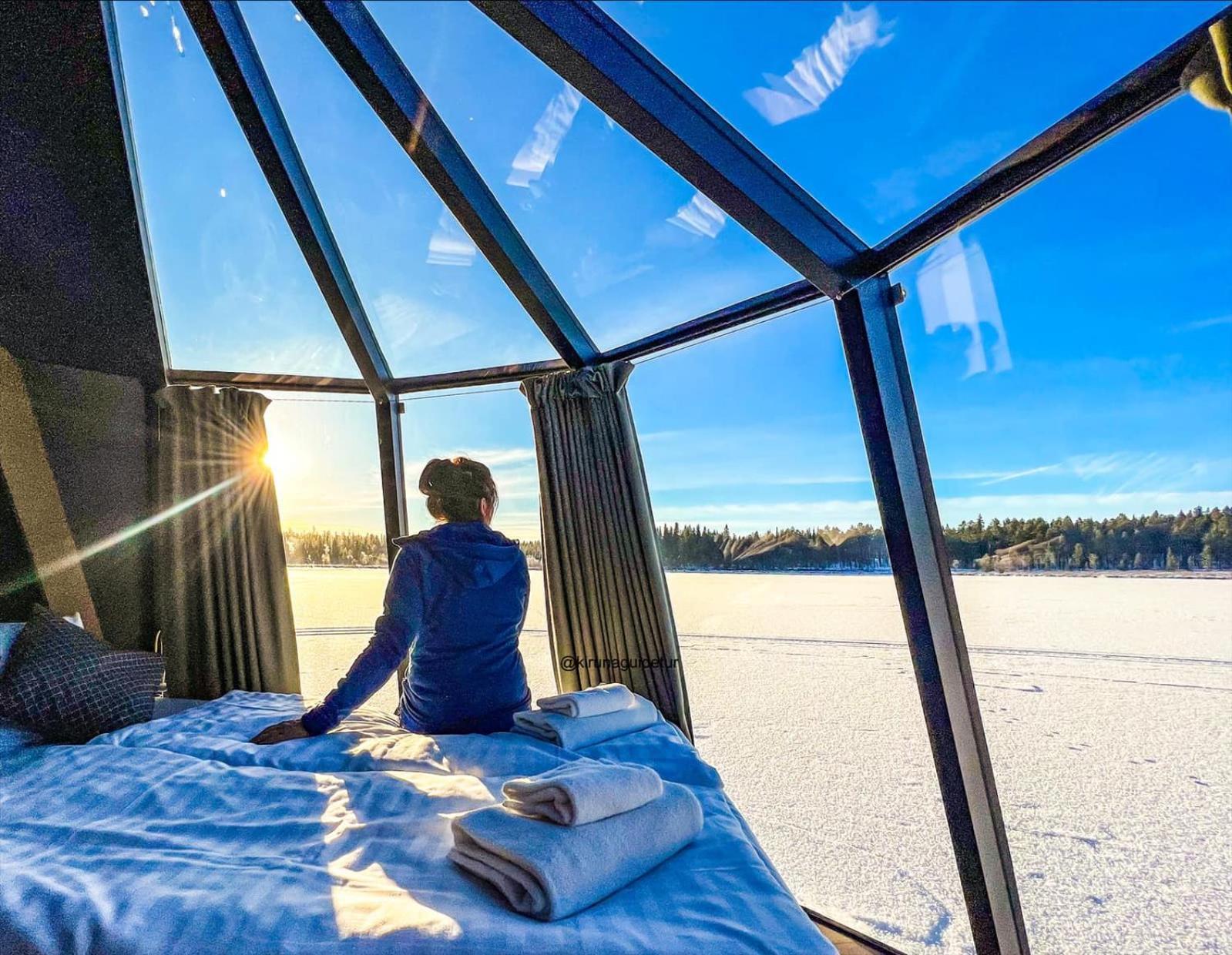Vila Aurora Camp Kurravaara Exteriér fotografie