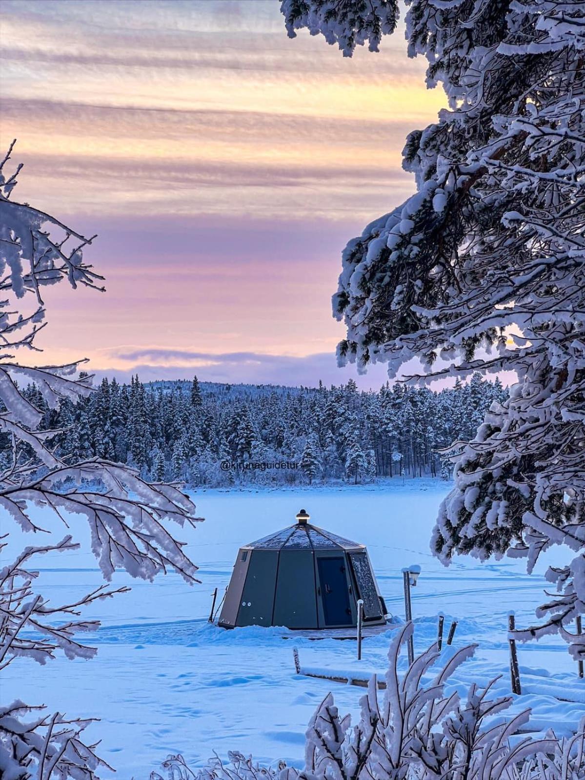 Vila Aurora Camp Kurravaara Exteriér fotografie