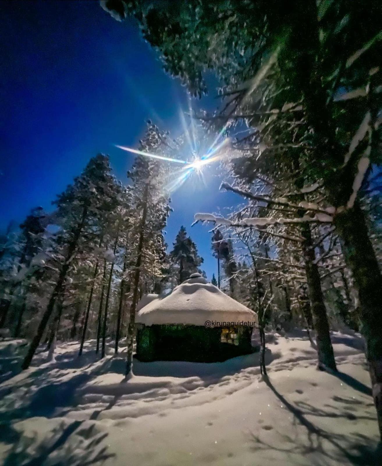Vila Aurora Camp Kurravaara Exteriér fotografie