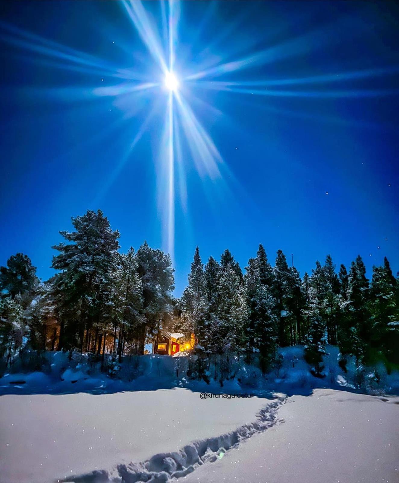 Vila Aurora Camp Kurravaara Exteriér fotografie