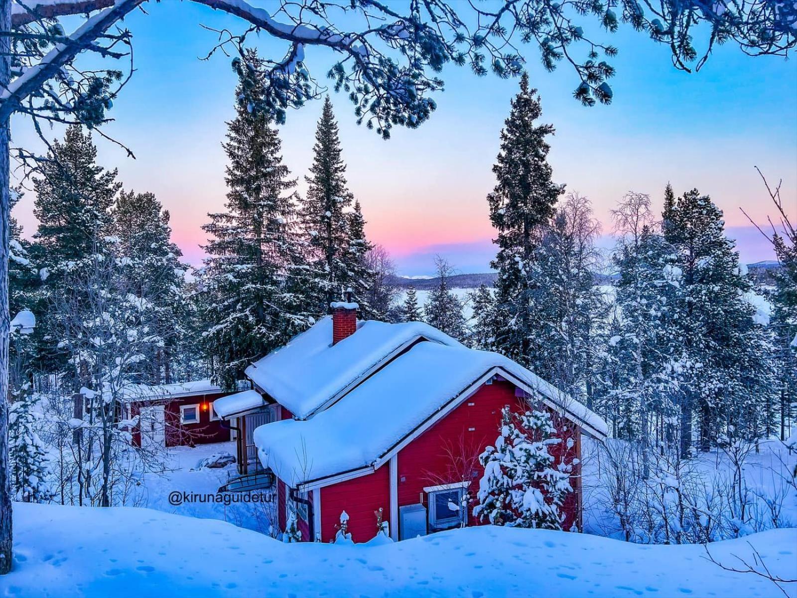 Vila Aurora Camp Kurravaara Exteriér fotografie