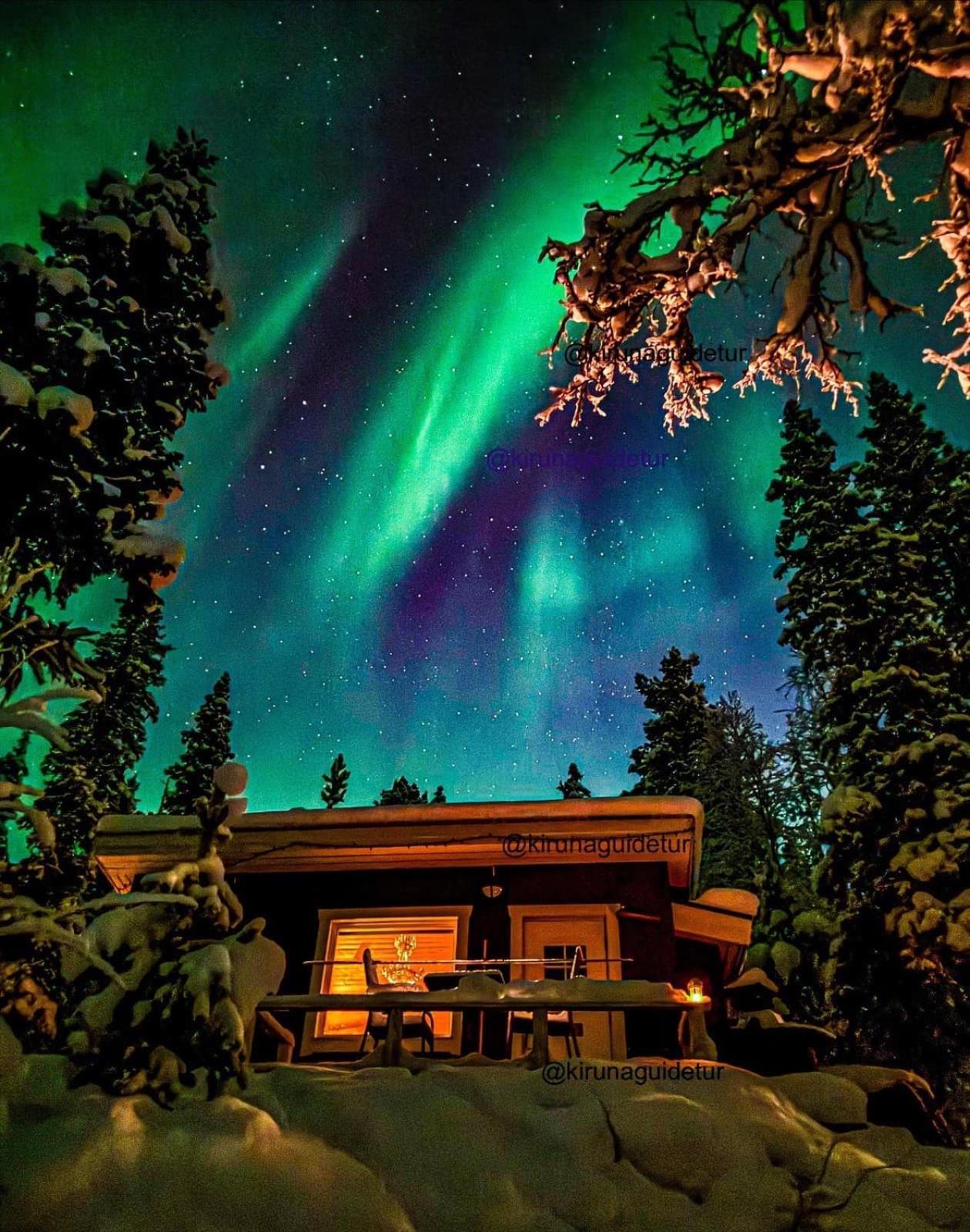 Vila Aurora Camp Kurravaara Exteriér fotografie